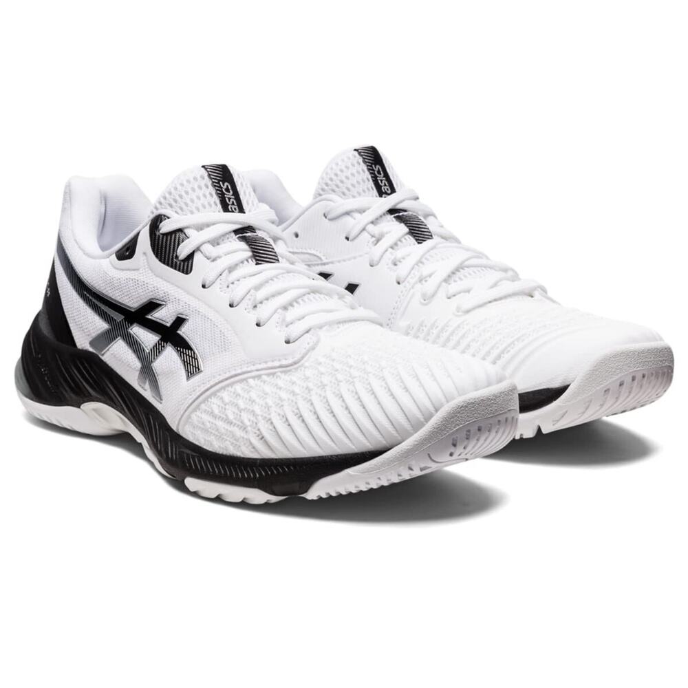 ASICS Netburner Ballistic FF 3 Volleyball Men's Shoes White/Black Size 15 US